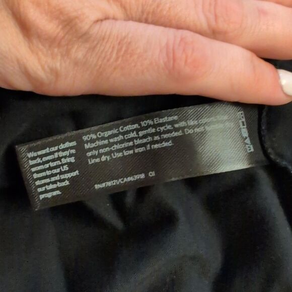 Eileen Fisher Black Cap Sleeve Zip Front Ponte Lantern Jumpsuit Size L - Picture 6 of 10